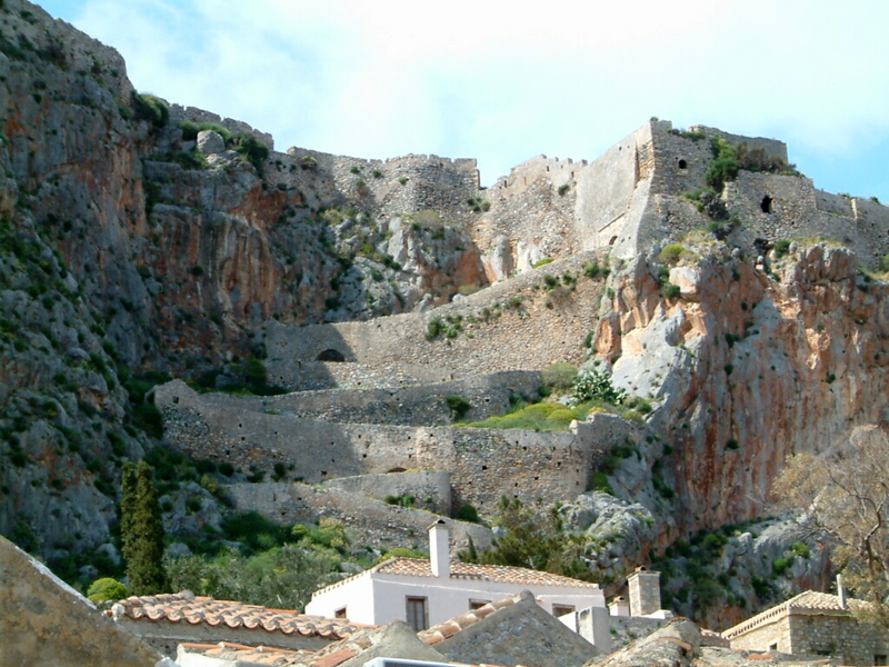 Illustration for article titled This Greek island is the perfect paradise—and supervillain hideout